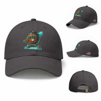 Coconut Baseball Player Baseball Cap Funny Baseball Drip Ice Cream Fruit Humor