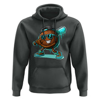 Coconut Baseball Player Hoodie Funny Baseball Drip Ice Cream Fruit Humor