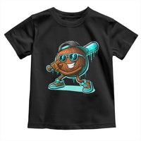 Coconut Baseball Player Toddler T Shirt Funny Baseball Drip Ice Cream Fruit Humor