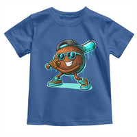 Coconut Baseball Player Toddler T Shirt Funny Baseball Drip Ice Cream Fruit Humor