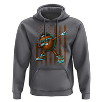 Dabbing Coconut Hoodie Retro American Flag Fruit Lover