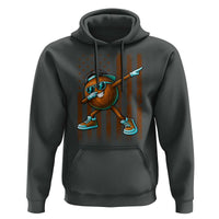 Dabbing Coconut Hoodie Retro American Flag Fruit Lover