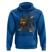 Dabbing Coconut Hoodie Retro American Flag Fruit Lover
