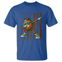 Dabbing Coconut T Shirt Retro American Flag Fruit Lover