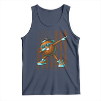 Dabbing Coconut Tank Top Retro American Flag Fruit Lover