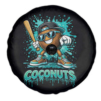 Baseball Coconut Spare Tire Cover Funny Graffiti Splatter Sports