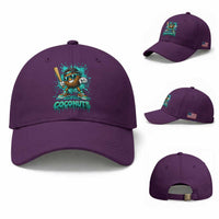 Baseball Coconut Baseball Cap Funny Graffiti Splatter Sports