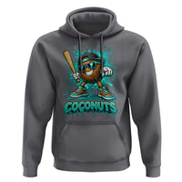 Baseball Coconut Hoodie Funny Graffiti Splatter Sports