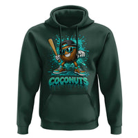 Baseball Coconut Hoodie Funny Graffiti Splatter Sports