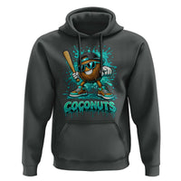 Baseball Coconut Hoodie Funny Graffiti Splatter Sports