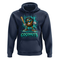 Baseball Coconut Hoodie Funny Graffiti Splatter Sports