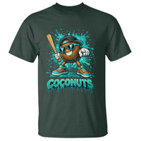 Baseball Coconut T Shirt Funny Graffiti Splatter Sports