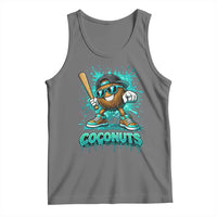 Baseball Coconut Tank Top Funny Graffiti Splatter Sports
