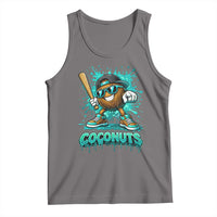 Baseball Coconut Tank Top Funny Graffiti Splatter Sports