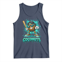 Baseball Coconut Tank Top Funny Graffiti Splatter Sports