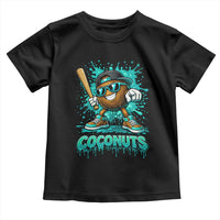 Baseball Coconut Toddler T Shirt Funny Graffiti Splatter Sports