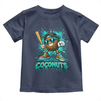 Baseball Coconut Toddler T Shirt Funny Graffiti Splatter Sports