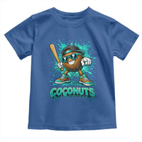 Baseball Coconut Toddler T Shirt Funny Graffiti Splatter Sports
