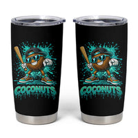 Baseball Coconut Tumbler Cup Funny Graffiti Splatter Sports
