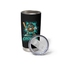 Baseball Coconut Tumbler Cup Funny Graffiti Splatter Sports