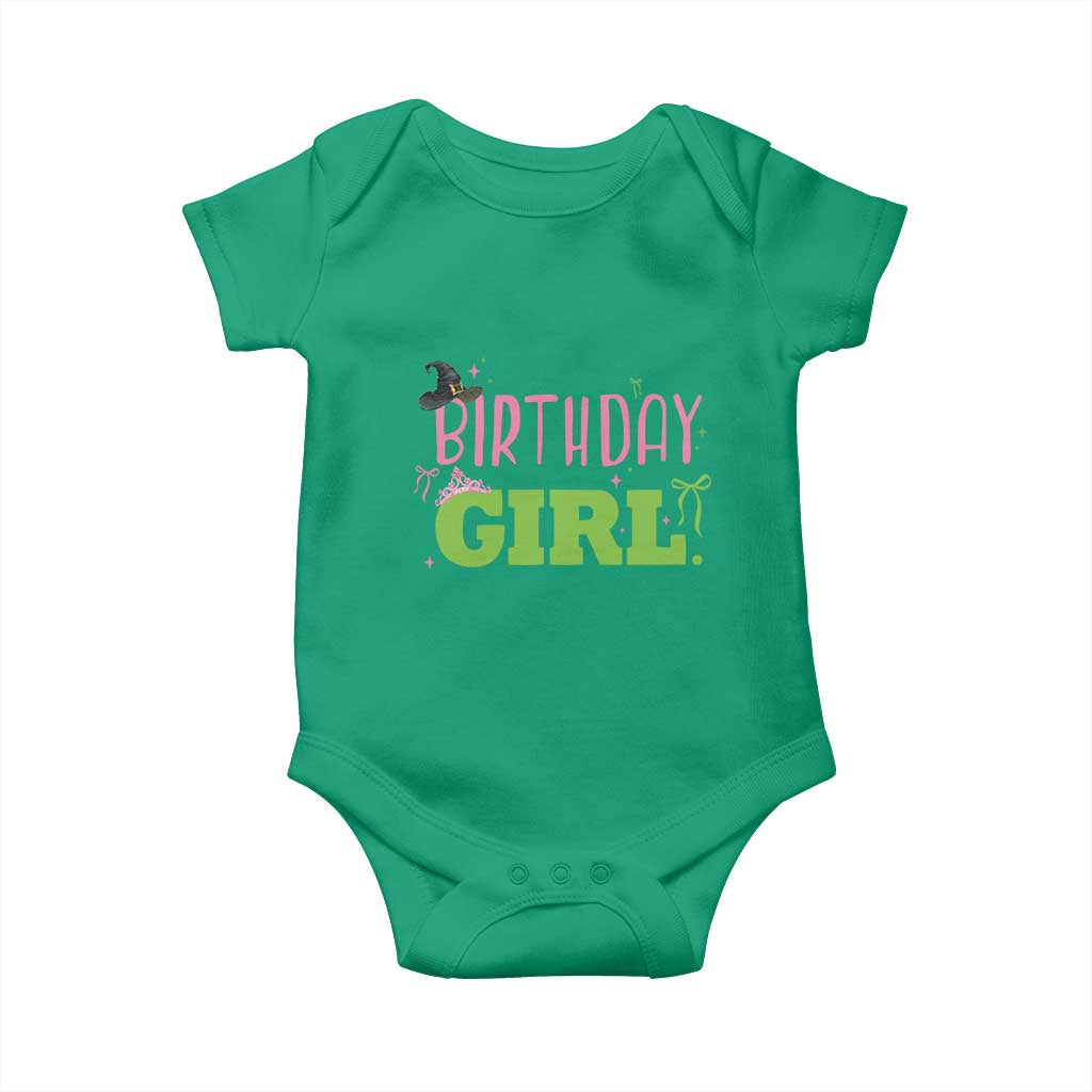 Birthday Girl Baby Onesie Witch Pink Green Toddler Baby 1st 2nd 3rd 4th 5th 6th 7th