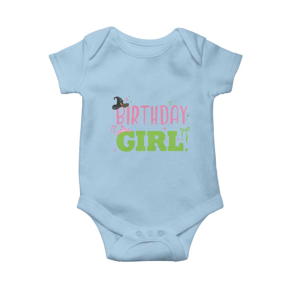Birthday Girl Baby Onesie Witch Pink Green Toddler Baby 1st 2nd 3rd 4th 5th 6th 7th