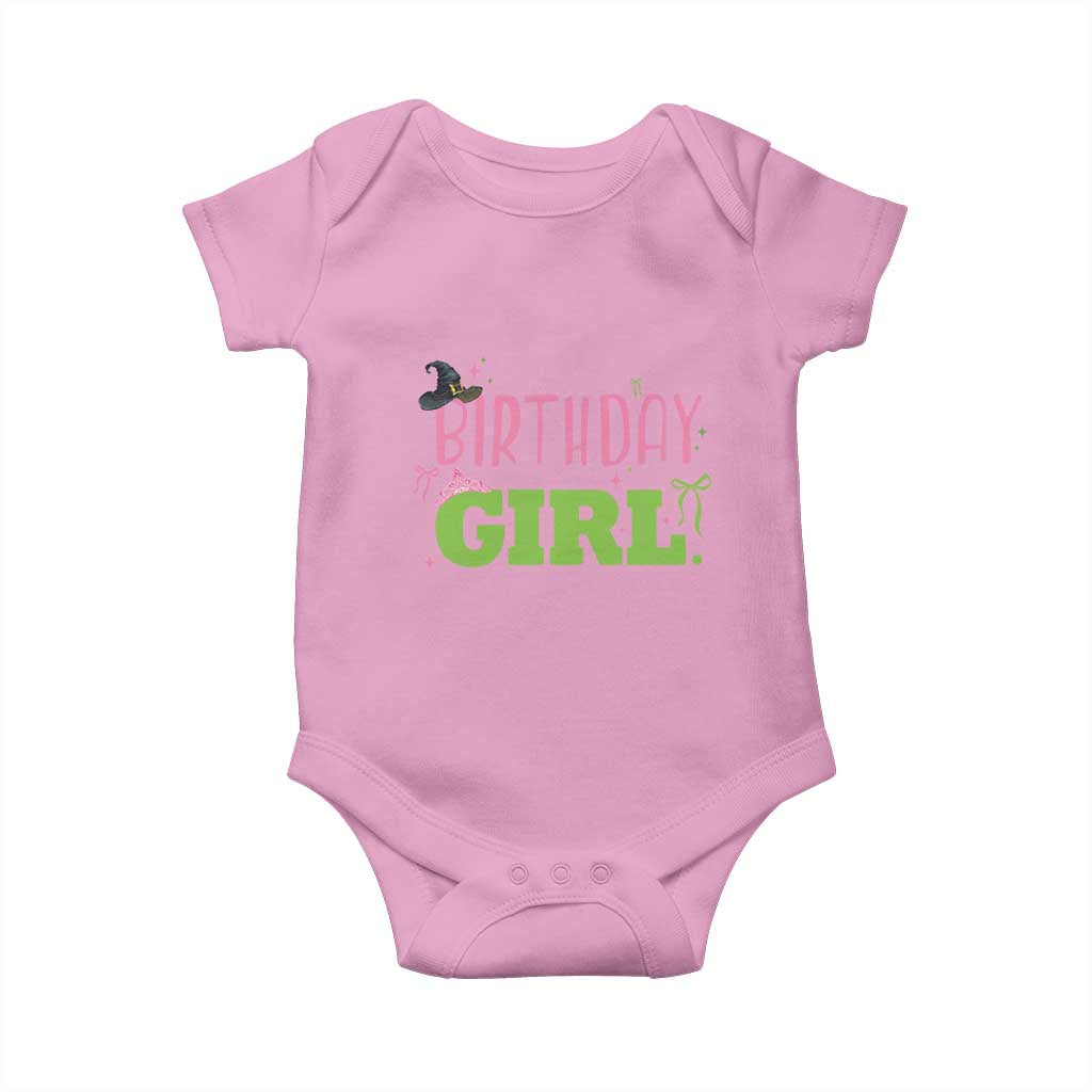 Birthday Girl Baby Onesie Witch Pink Green Toddler Baby 1st 2nd 3rd 4th 5th 6th 7th