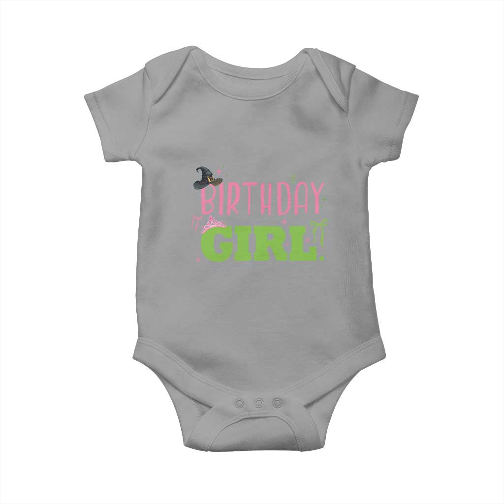 Birthday Girl Baby Onesie Witch Pink Green Toddler Baby 1st 2nd 3rd 4th 5th 6th 7th