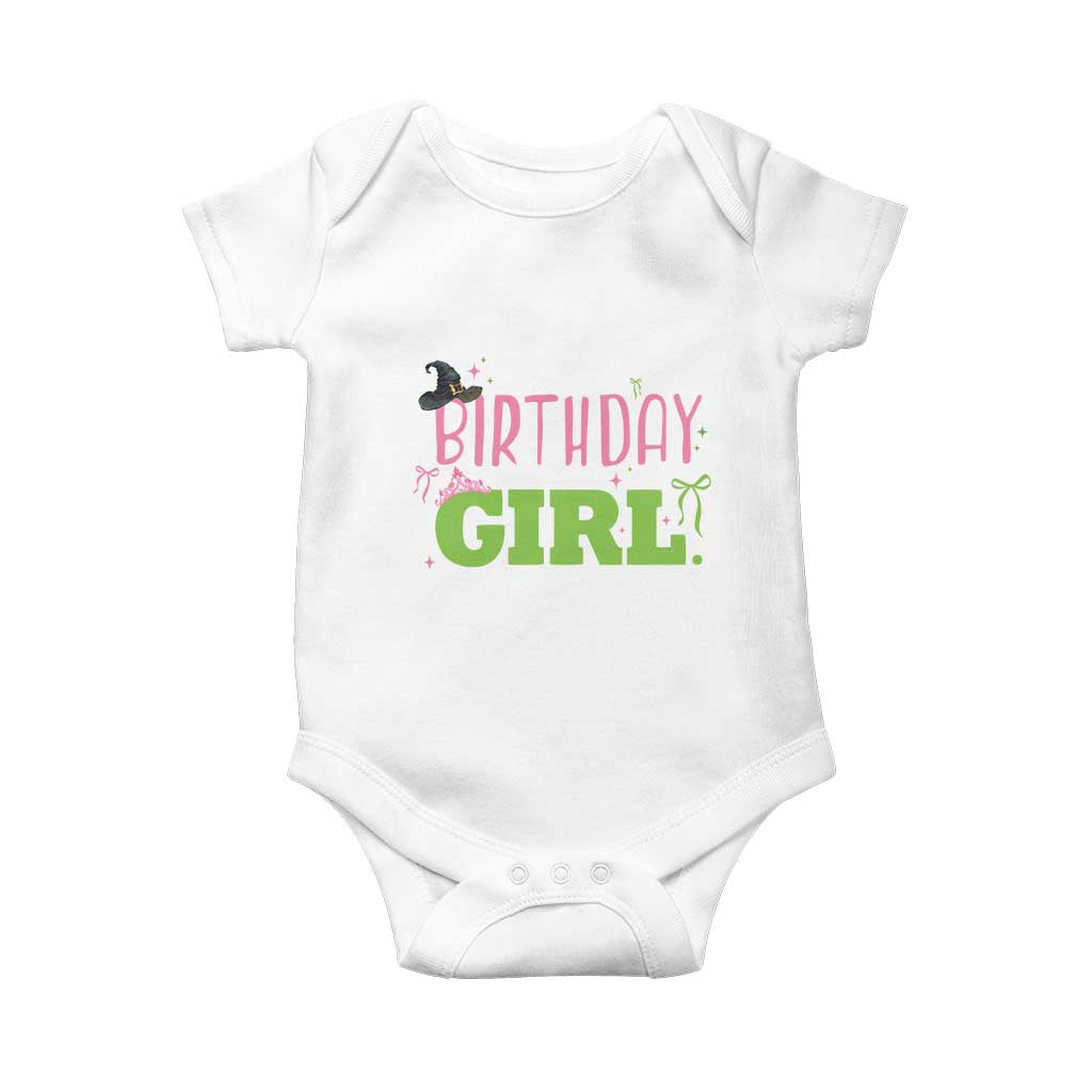 Birthday Girl Baby Onesie Witch Pink Green Toddler Baby 1st 2nd 3rd 4th 5th 6th 7th