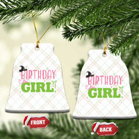 Birthday Girl Ceramic Ornament Witch Pink Green Toddler Baby 1st 2nd 3rd 4th 5th 6th 7th
