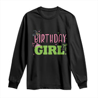 Birthday Girl Long Sleeve Shirt Witch Pink Green Toddler Baby 1st 2nd 3rd 4th 5th 6th 7th