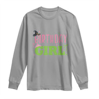 Birthday Girl Long Sleeve Shirt Witch Pink Green Toddler Baby 1st 2nd 3rd 4th 5th 6th 7th