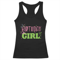 Birthday Girl Racerback Tank Top Witch Pink Green Toddler Baby 1st 2nd 3rd 4th 5th 6th 7th