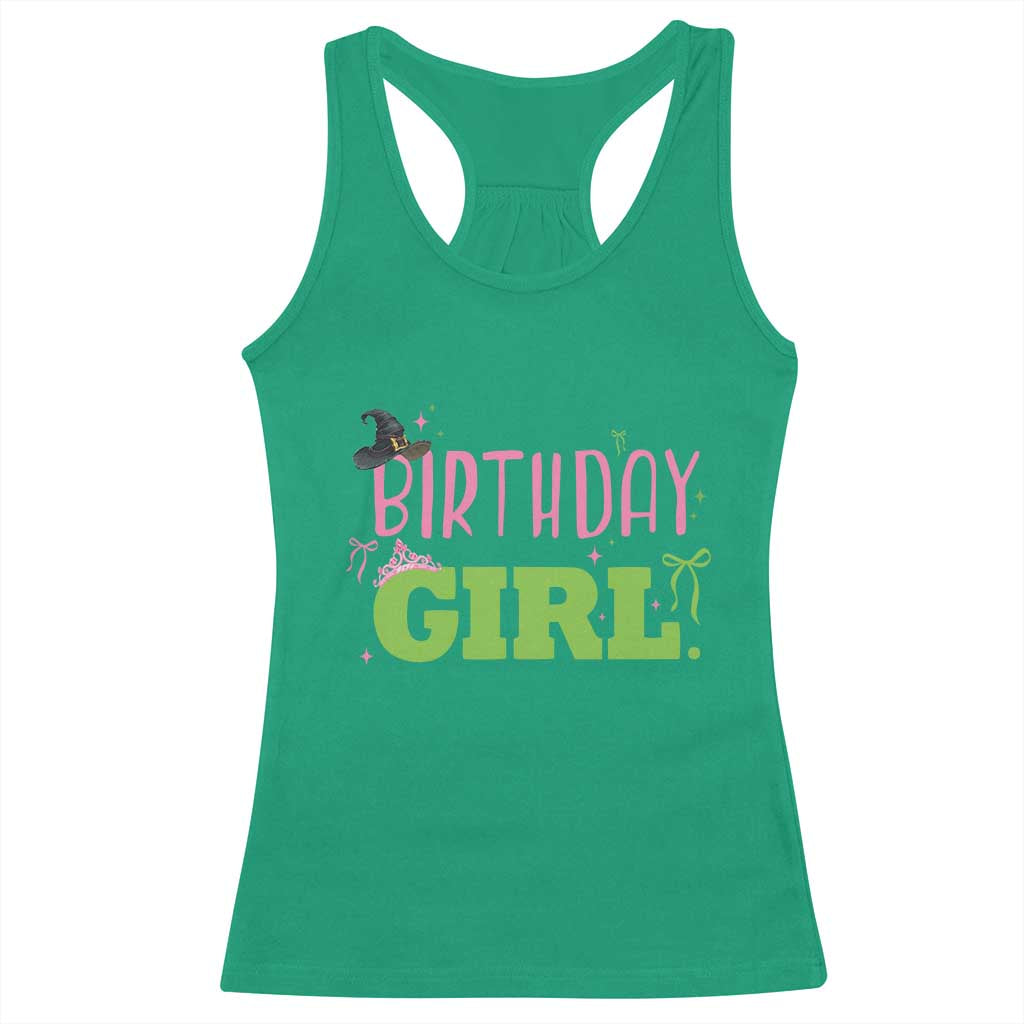 Birthday Girl Racerback Tank Top Witch Pink Green Toddler Baby 1st 2nd 3rd 4th 5th 6th 7th