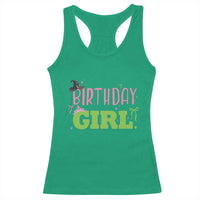 Birthday Girl Racerback Tank Top Witch Pink Green Toddler Baby 1st 2nd 3rd 4th 5th 6th 7th
