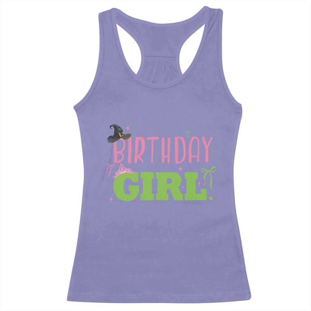 Birthday Girl Racerback Tank Top Witch Pink Green Toddler Baby 1st 2nd 3rd 4th 5th 6th 7th