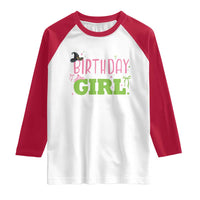 Birthday Girl Raglan Shirt Witch Pink Green Toddler Baby 1st 2nd 3rd 4th 5th 6th 7th