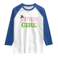 Birthday Girl Raglan Shirt Witch Pink Green Toddler Baby 1st 2nd 3rd 4th 5th 6th 7th