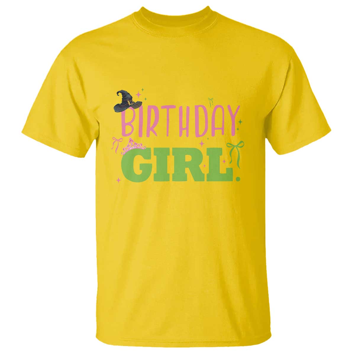 Birthday Girl T Shirt Witch Pink Green Toddler Baby 1st 2nd 3rd 4th 5th 6th 7th