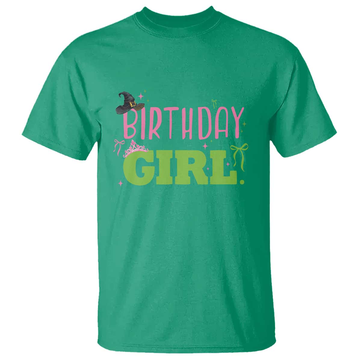 Birthday Girl T Shirt Witch Pink Green Toddler Baby 1st 2nd 3rd 4th 5th 6th 7th