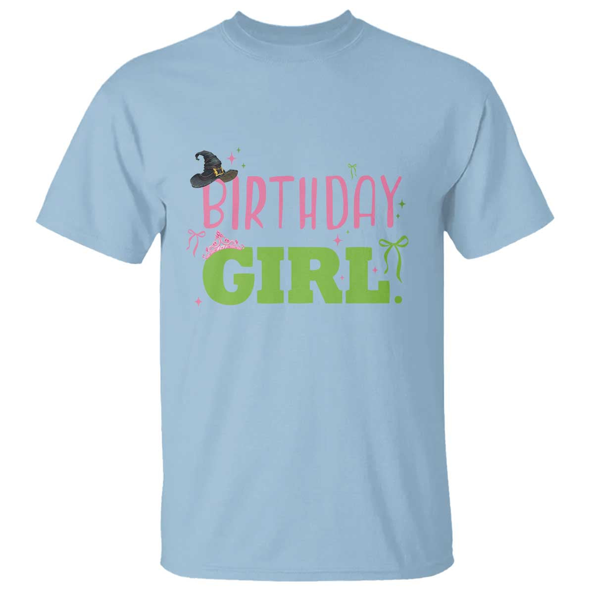 Birthday Girl T Shirt Witch Pink Green Toddler Baby 1st 2nd 3rd 4th 5th 6th 7th