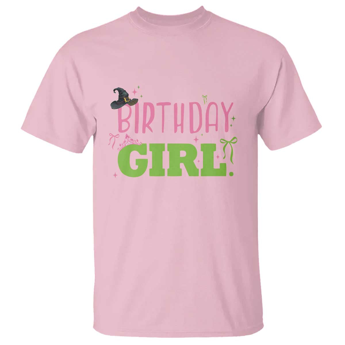 Birthday Girl T Shirt Witch Pink Green Toddler Baby 1st 2nd 3rd 4th 5th 6th 7th