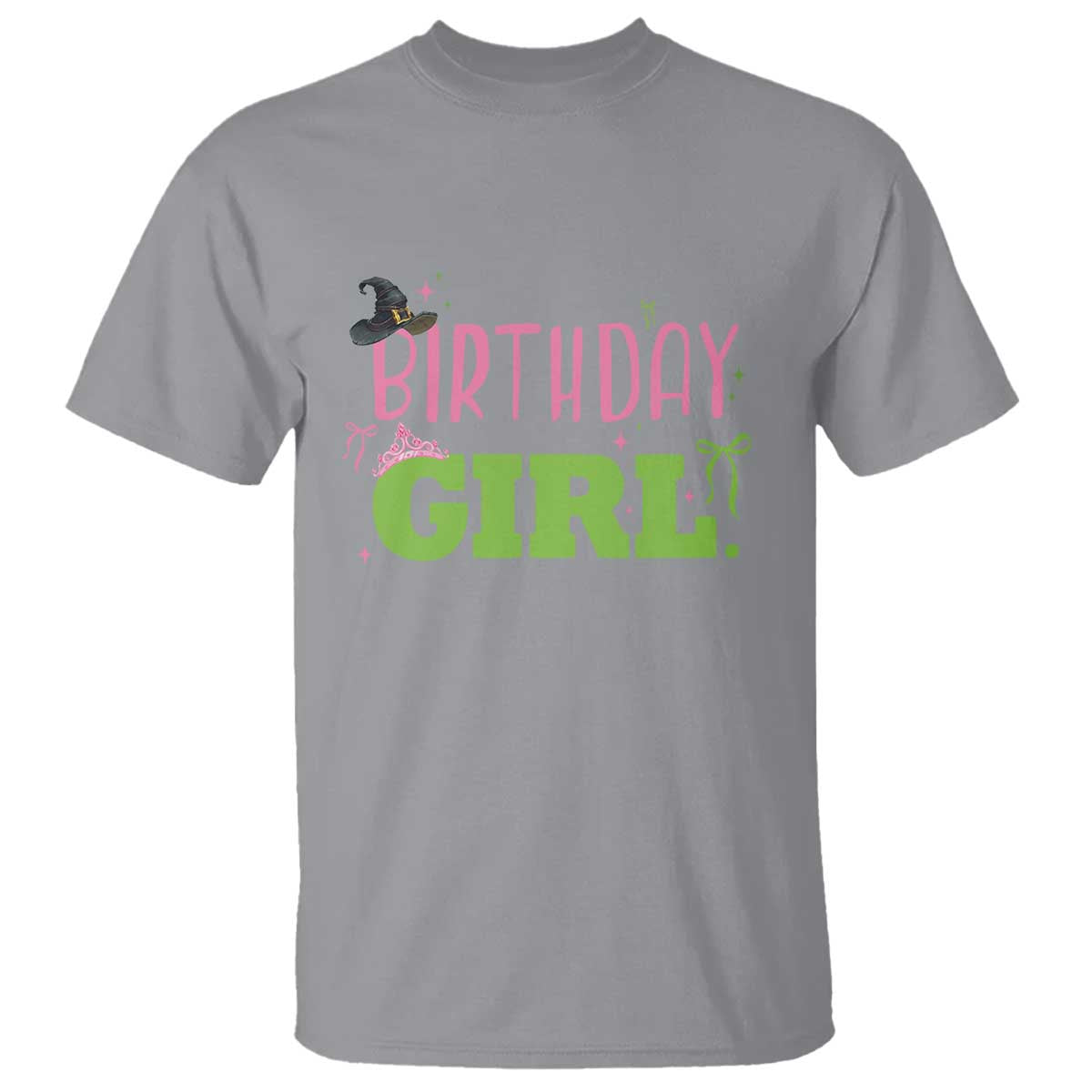 Birthday Girl T Shirt Witch Pink Green Toddler Baby 1st 2nd 3rd 4th 5th 6th 7th