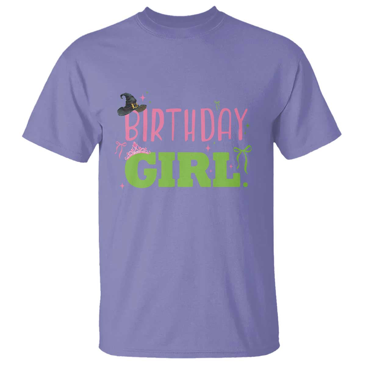 Birthday Girl T Shirt Witch Pink Green Toddler Baby 1st 2nd 3rd 4th 5th 6th 7th