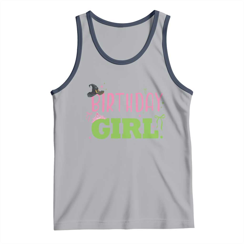 Birthday Girl Tank Top Witch Pink Green Toddler Baby 1st 2nd 3rd 4th 5th 6th 7th