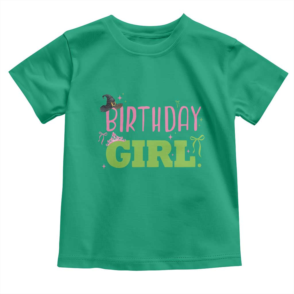 Birthday Girl Toddler T Shirt Witch Pink Green Toddler Baby 1st 2nd 3rd 4th 5th 6th 7th