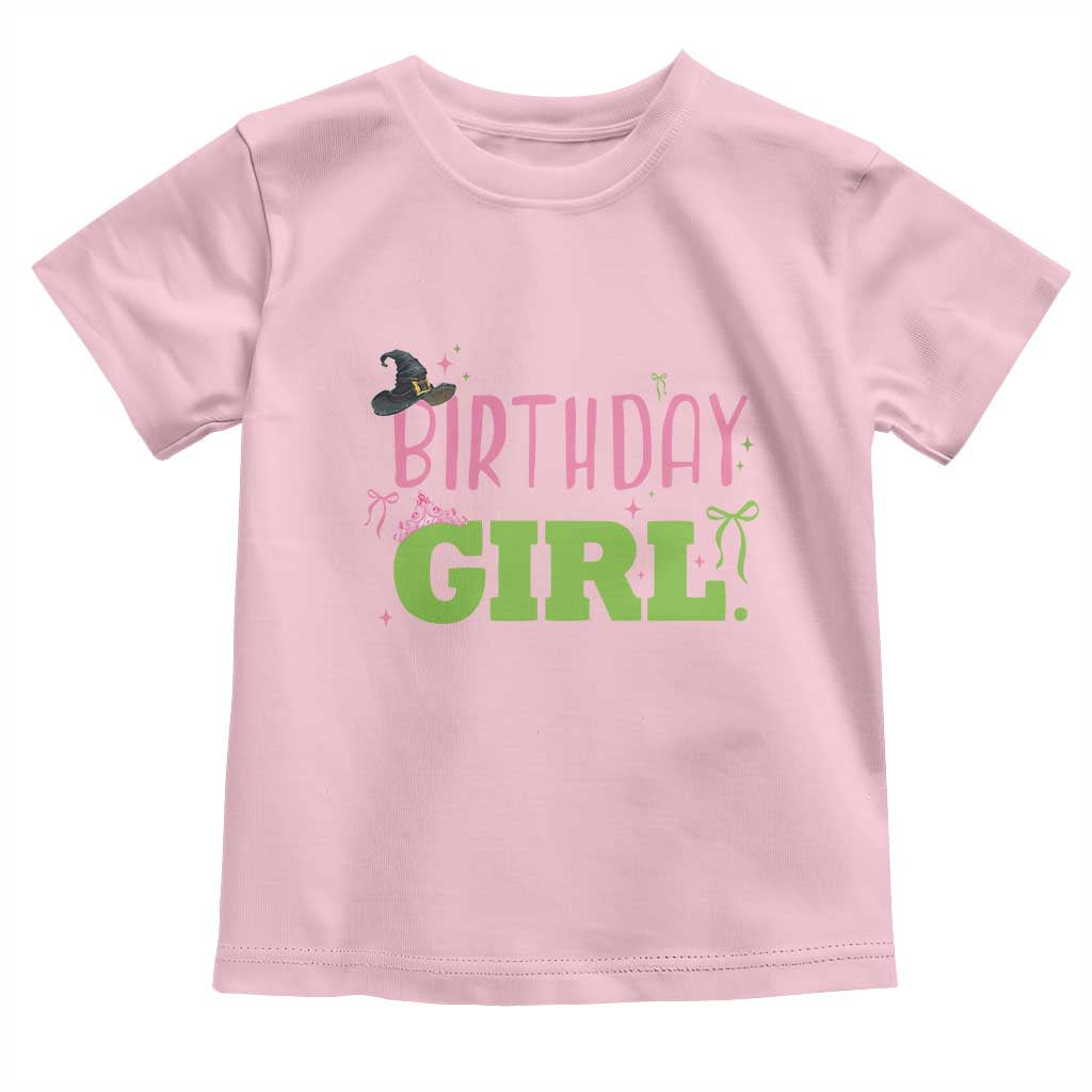Birthday Girl Toddler T Shirt Witch Pink Green Toddler Baby 1st 2nd 3rd 4th 5th 6th 7th