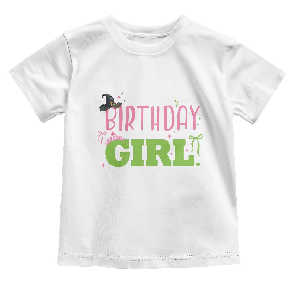 Birthday Girl Toddler T Shirt Witch Pink Green Toddler Baby 1st 2nd 3rd 4th 5th 6th 7th