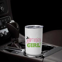 Birthday Girl Tumbler Cup Witch Pink Green Toddler Baby 1st 2nd 3rd 4th 5th 6th 7th