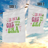 Baby Girl First Birthday Outfit Garden Flag In My One Year Old Era Witch Pink Green